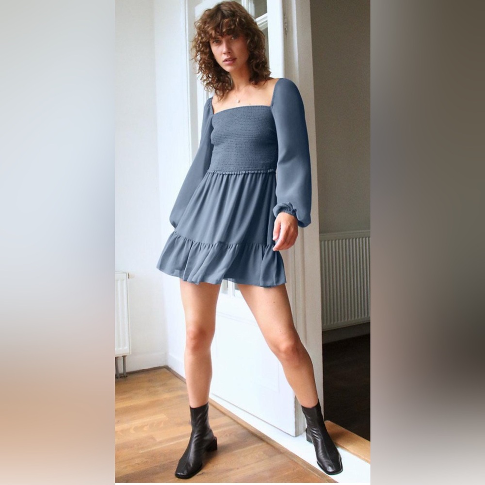Aritzia Wilfred Tempest Satin Mini Dress